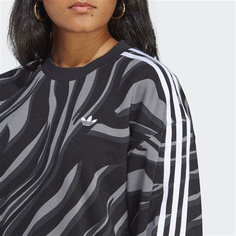 adidas animal print sweatshirt